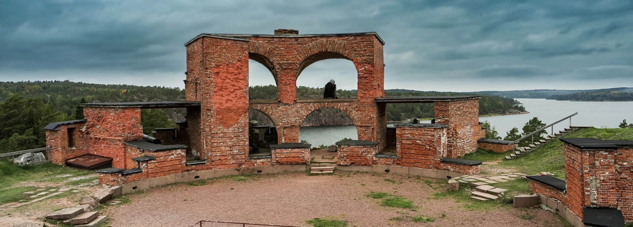 bomarsund en mulen dag